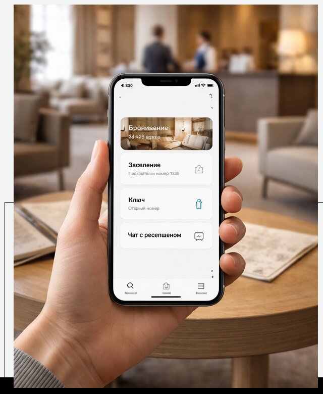 Мобильное приложение для гостей отеля в Волгодонске, управление сервисом